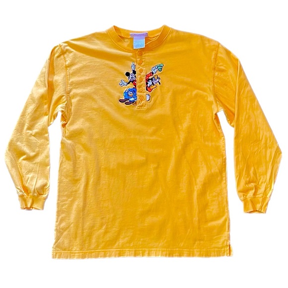 Disney Other - Disney • Disneyland • Mickey Mouse • Donald Duck • Goofy • Henley • Long sleeve